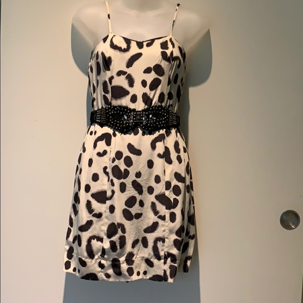 NEW Leyendecker Silk Animal Print Dress Size 0